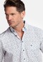 Giordano Ivy Linnen Look Allover Mini Flowers Overhemd Navy-Multi