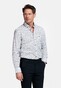Giordano Ivy Linnen Look Allover Mini Flowers Overhemd Navy-Multi
