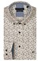 Giordano Ivy Linnen Look Allover Mini Flowers Overhemd Navy-Multi