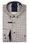 Giordano Ivy Mini Graphic Pattern Satin Subtle Stretch Overhemd Apple Green-Multi