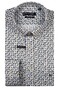 Giordano Ivy Satin Stretch Abstract Graphic Pattern Overhemd Navy-Multi