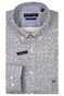 Giordano Ivy Satin Stretch Abstract Pattern Overhemd Navy