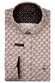 Giordano Ivy Satin Stretch Geometric Pattern Overhemd Deep Mauve