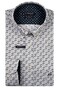 Giordano Ivy Satin Stretch Geometric Pattern Overhemd Navy