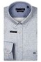 Giordano Ivy Satin Stretch Linnen Look Herringbone Overhemd Pastel Blauw