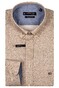 Giordano Ivy Satin Stretch Linnen Look Herringbone Overhemd Zand