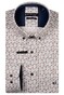 Giordano Ivy Satin Stretch Mini Graphic Pattern Overhemd Deep Mauve-Multi