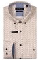 Giordano Ivy Satin Stretch Mini Graphic Pattern Overhemd Rood-Multi