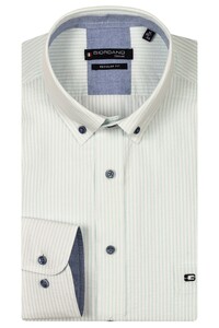 Giordano Ivy Seersucker Stripe Shirt Apple Green