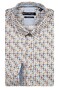 Giordano Ivy Soft Oxford Allover Graphic Pattern Overhemd Navy-Multi
