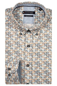Giordano Ivy Soft Oxford Cars Fantasy Pattern Shirt Navy-Multi