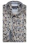 Giordano Ivy Soft Twill Polar Bear Stripe Fantasy Overhemd Navy-Multi
