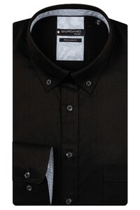 Giordano Ivy Soft Washed Twill Uni Color Button-Down Shirt Navy