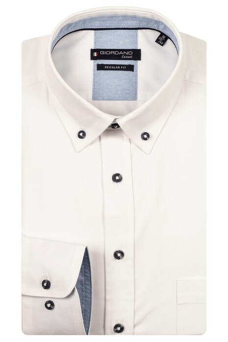 giordano dress shirts Men's 01048083 Button Down Oxford Shirt With Small Lion Embroidery, Blue (Dusk Blue[blue] (ss19/fw19) 07), XXL Fashion Giordano Salerno Comfort Fit Hemdjacke