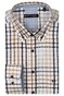 Giordano Ivy Twill Multi Check Button Down Overhemd Navy-Multi