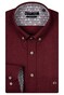 Giordano Ivy Uni Color Washed Fine Twill Contrast Pattern Overhemd Rood