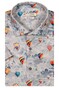 Giordano Lago Semi Cutaway Multicolor Air Balloon Shirt Light Blue-Multi
