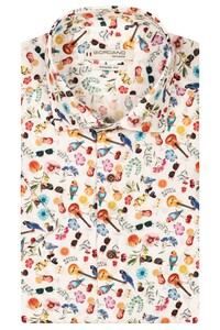 Giordano Lago Tropical Fantasy Shirt Bright White-Multi