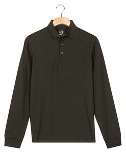 Giordano Landro Uni Color Supima Liquid Cotton Poloshirt Dark Green