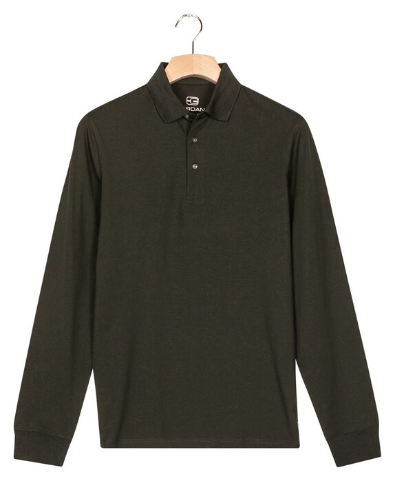 Giordano Landro Uni Color Supima Liquid Cotton Poloshirt Dark Green