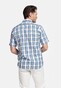 Giordano League Button Down Cotton Linnen Check Overhemd Navy-Multi