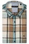 Giordano League Button Down Twill Multi Check Overhemd Oranje