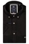Giordano League Soft Liquid Cotton Jersey Short Sleeve Button-Down Shirt Black