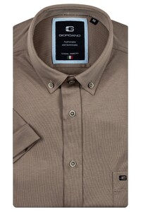Giordano League Soft Liquid Cotton Jersey Short Sleeve Button-Down Shirt Kitt