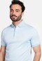 Giordano Lino Liquid Cotton Short Sleeve Polo Licht Blauw