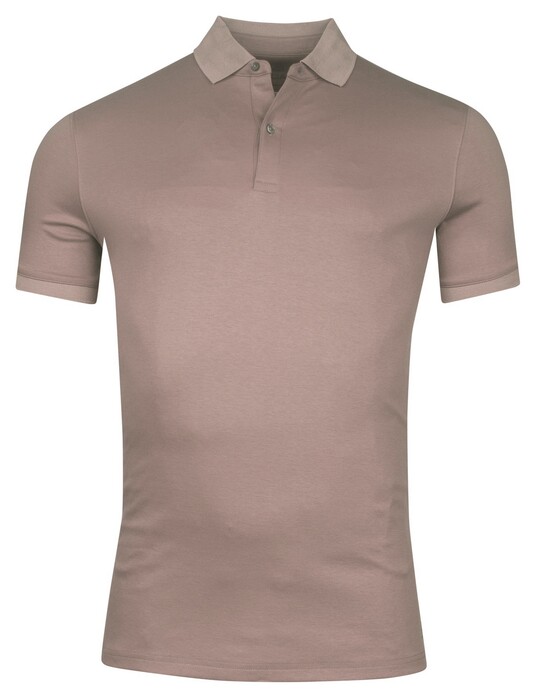 Giordano Lino Liquid Cotton Short Sleeve Polo Lila