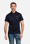 Giordano Lino Liquid Cotton Short Sleeve Polo Navy