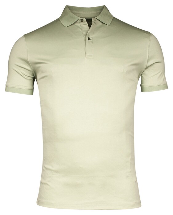 Giordano Lino Liquid Cotton Short Sleeve Polo Pastel Groen
