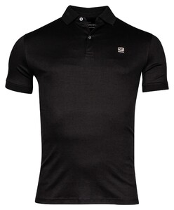 Giordano Lino Liquid Cotton Short Sleeve Polo Poloshirt Black