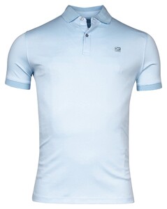 Giordano Lino Liquid Cotton Short Sleeve Polo Poloshirt Light Blue