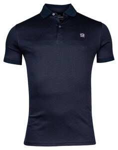 Giordano Lino Liquid Cotton Short Sleeve Polo Poloshirt Navy