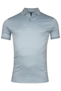 Giordano Lino Liquid Cotton Short Sleeve Polo Poloshirt Pastel Blue