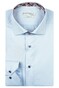 Giordano Locarno Semi Cutaway Libery Fabric Contrast Two-Ply Plain Twill Overhemd Soft Blue