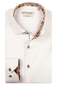 Giordano Locarno Semi Cutaway Two-Ply Plain Twill Overhemd Marshmallow