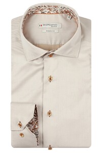 Giordano Locarno Semi Cutaway Two-Ply Plain Twill Shirt Kitt