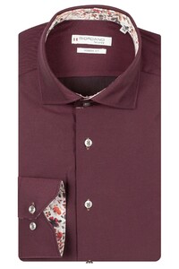Giordano Locarno Semi Cutaway Two-Ply Plain Twill Shirt Red