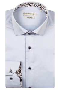 Giordano Locarno Subtle Contrast Two-Ply Plain Twill Overhemd Soft Blue