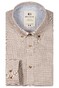 Giordano Loretto Button Down Luxury Pinpoint Dobby Shirt Sand