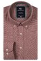 Giordano Loretto Button-Down Melange Flanel Twill Overhemd Deep Mauve