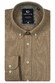Giordano Loretto Button-Down Melange Flanel Twill Overhemd Donker Bruin