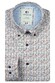 Giordano Loretto Paperclip Pattern Button-Down Satin Stretch Overhemd Deep Mauve-Multi