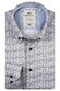 Giordano Loretto Paperclip Pattern Button-Down Satin Stretch Overhemd Navy-Multi