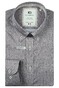 Giordano Loretto Satin Stretch Micro Herringbone Overhemd Donker Bruin