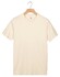 Giordano Luca Uni Color Luxury Soft Supima Liquid Cotton T-Shirt Snow White
