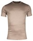 Giordano Luca Uni Color Soft Liquid Cotton Crew Neck T-Shirt Licht Beige