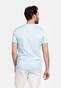 Giordano Luca Uni Color Soft Liquid Cotton Crew Neck T-Shirt Licht Blauw